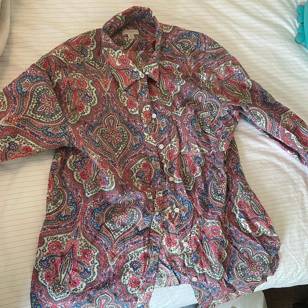 Printed Button Down - image 1